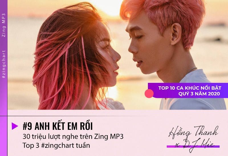 zingchart. 3 10 ca khúc Vpop nổi bật nhất trong quý III năm 2020
