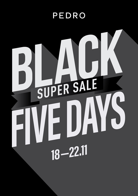 Hình 1. PEDRO Super Sale với giá siêu ưu đãi từ 18 11 22 11 Giá sốc từ 299K, Black Five Days từ PEDRO hứa hẹn còn hot hơn cả Black Friday thông thường!