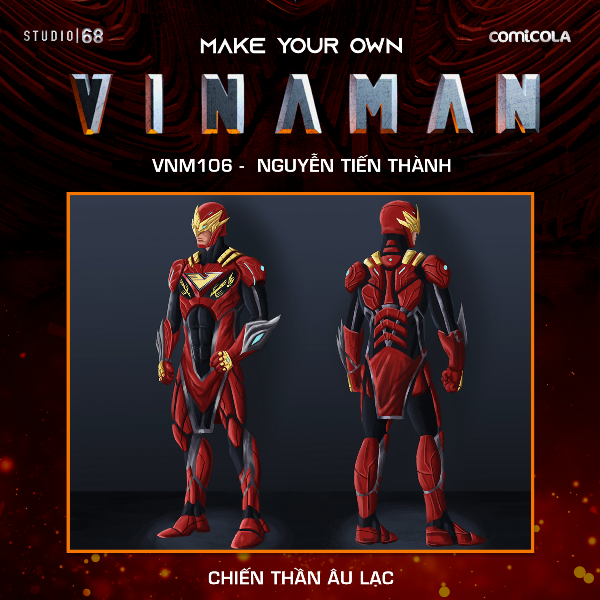 VNM0106 Top 25 thiết kế trang phục siêu anh hùng VINAMAN chính thức lộ diện