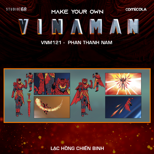VNM0121 Top 25 thiết kế trang phục siêu anh hùng VINAMAN chính thức lộ diện