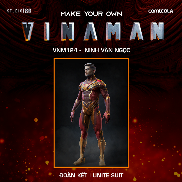 VNM0124 Top 25 thiết kế trang phục siêu anh hùng VINAMAN chính thức lộ diện