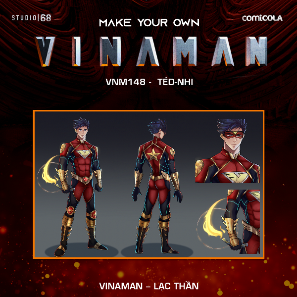 VNM0148 Top 25 thiết kế trang phục siêu anh hùng VINAMAN chính thức lộ diện
