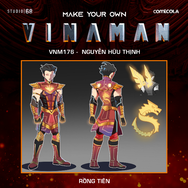 VNM0176 Top 25 thiết kế trang phục siêu anh hùng VINAMAN chính thức lộ diện