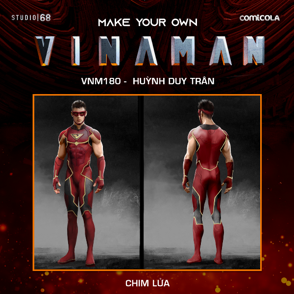 VNM0180 Top 25 thiết kế trang phục siêu anh hùng VINAMAN chính thức lộ diện