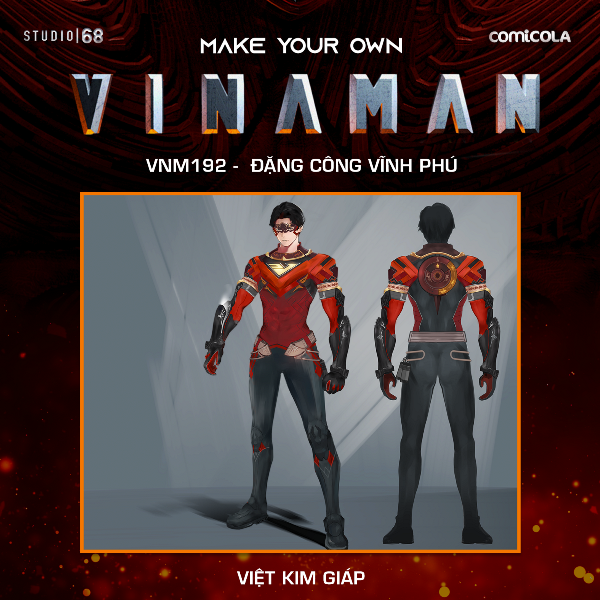 VNM0192 Top 25 thiết kế trang phục siêu anh hùng VINAMAN chính thức lộ diện