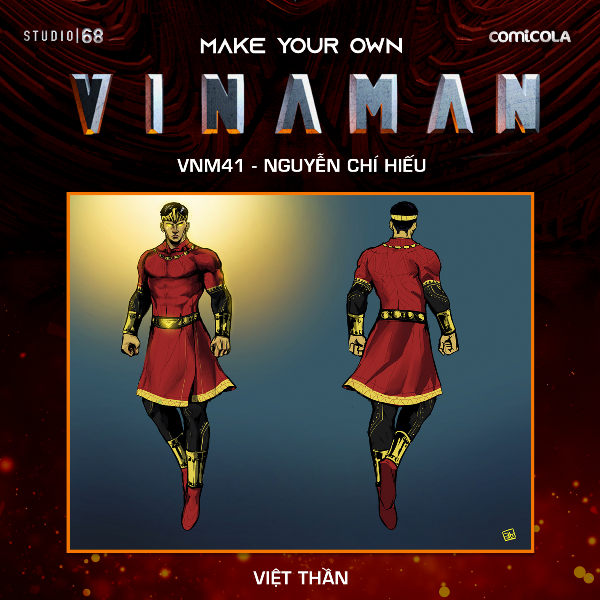 VNM041 Top 25 thiết kế trang phục siêu anh hùng VINAMAN chính thức lộ diện