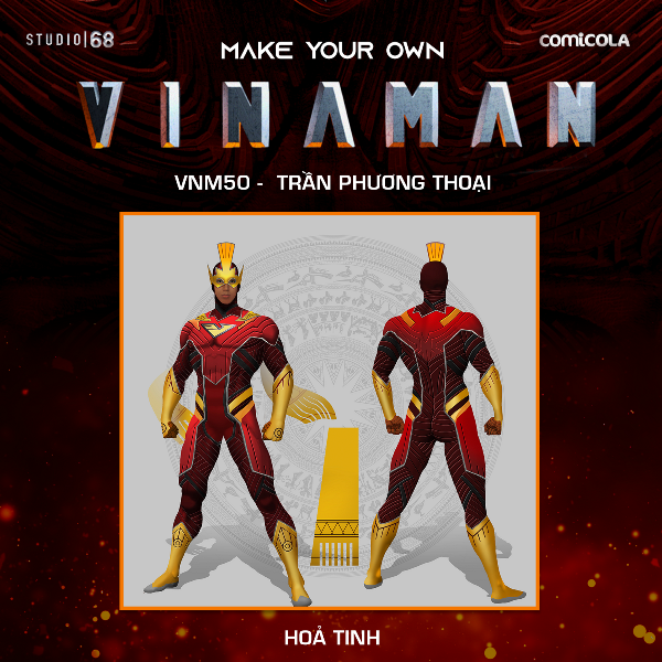 VNM050 Top 25 thiết kế trang phục siêu anh hùng VINAMAN chính thức lộ diện