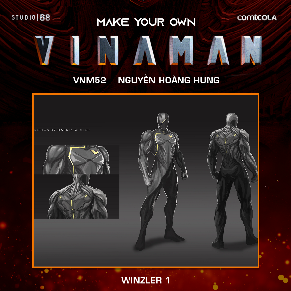 VNM052 Top 25 thiết kế trang phục siêu anh hùng VINAMAN chính thức lộ diện
