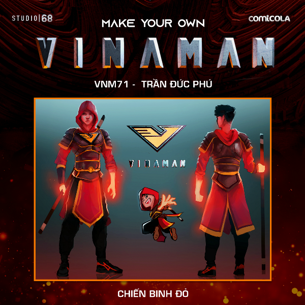 VNM071 Top 25 thiết kế trang phục siêu anh hùng VINAMAN chính thức lộ diện