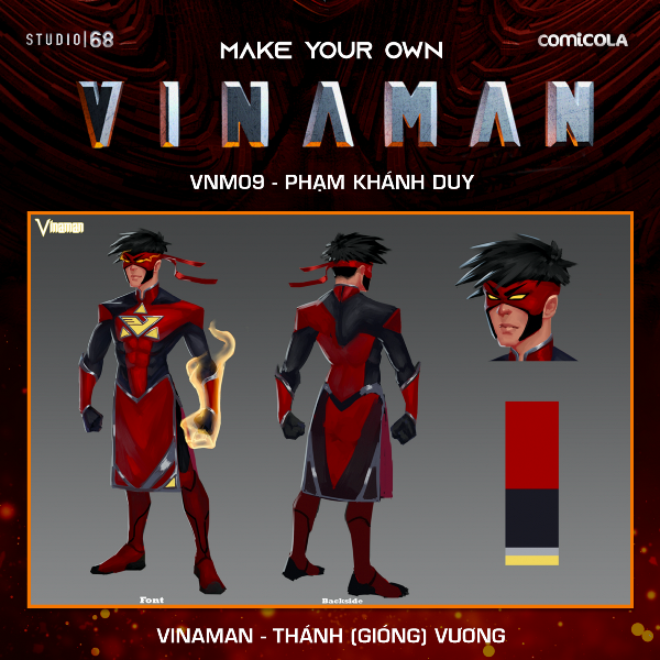 VNM09 Top 25 thiết kế trang phục siêu anh hùng VINAMAN chính thức lộ diện