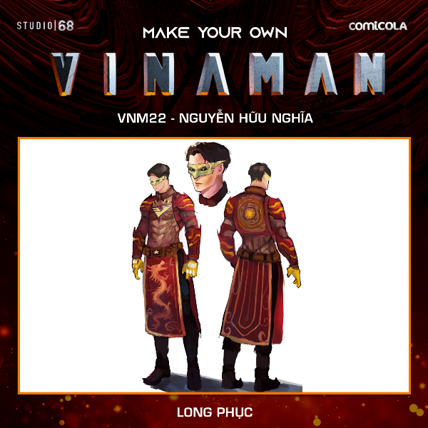 VNM22 Top 25 thiết kế trang phục siêu anh hùng VINAMAN chính thức lộ diện