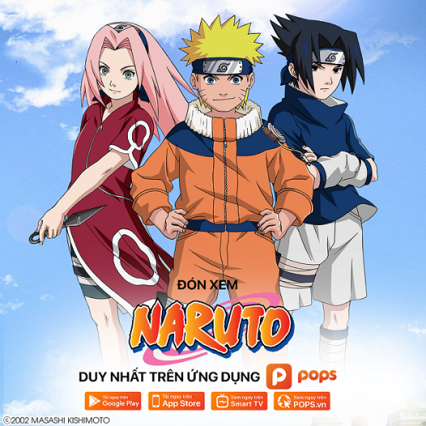 Naruto truyền kỳ 2 Naruto chính thức được POPS mua bản quyền chiếu tại Việt Nam