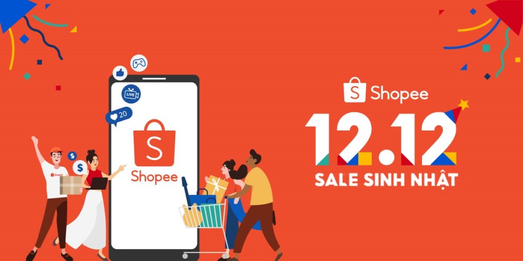 shopee Shopee khởi động sự kiện 12.12 Sale Sinh Nhật, kỷ niệm hành trình 5 năm đẩy mạnh số hóa trong khu vực