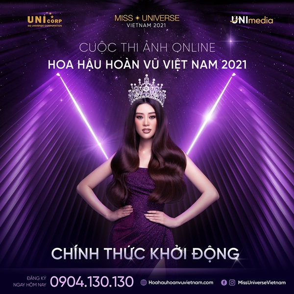 CUOCTHIANH ONLINE POSTER V2 Khởi động cuộc thi ảnh Hoa hậu Hoàn vũ Việt Nam 2021