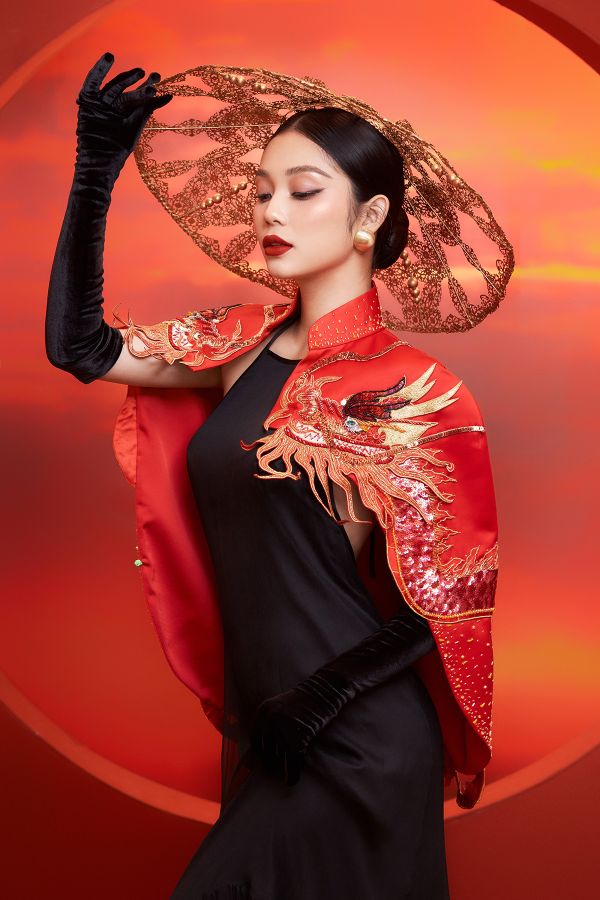 Lam Thu Hong Tet13 Top 5 Người đẹp Biển Lâm Thu Hồng khoe dáng ngọt ngào trong bộ ảnh mừng Tết