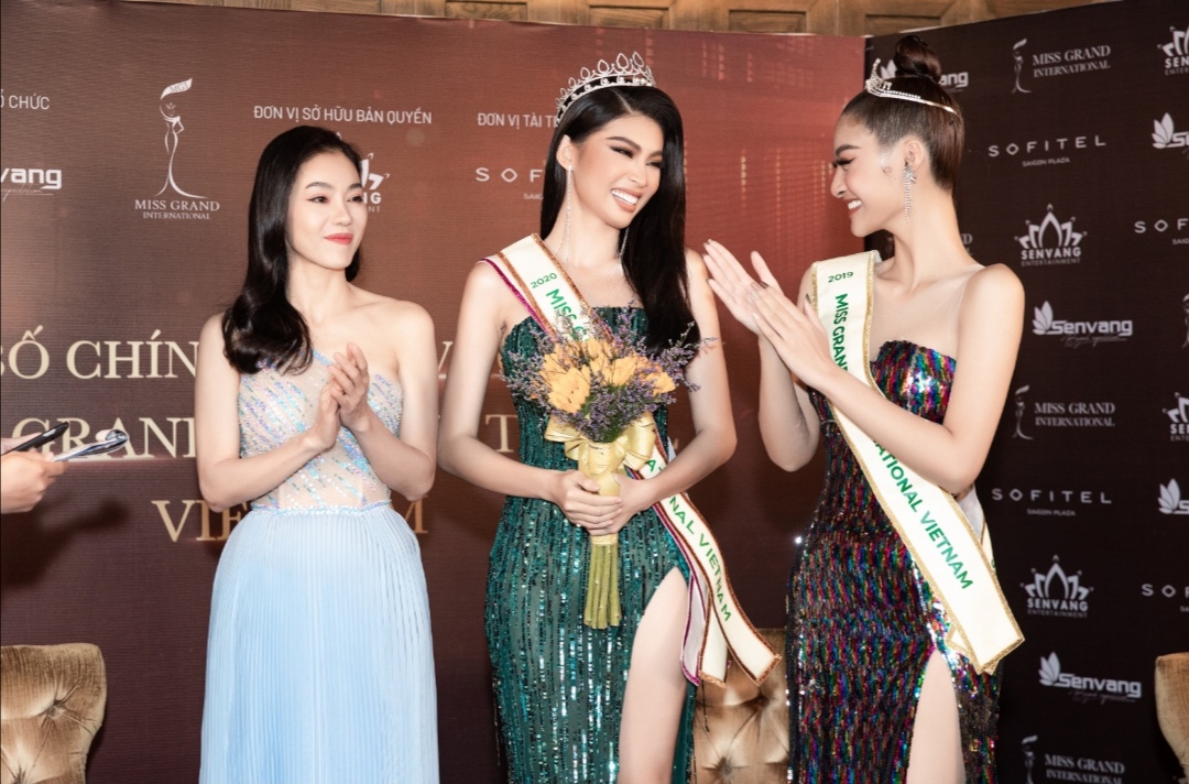 Screenshot 20210224 105215 Á Hậu Ngọc Thảo họp báo qua livestream công bố đại diện Việt Nam tham dự Miss Grand International 2020