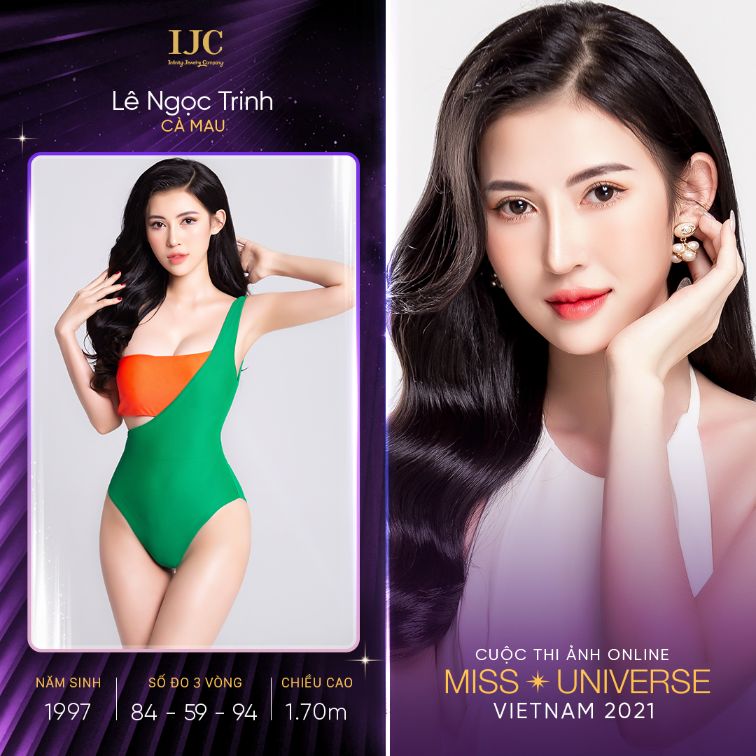 Le Ngoc Trinh Ca Mau Loạt thí sinh cũ trở lại cuộc thi ảnh online Hoa hậu Hoàn vũ Việt Nam 2021