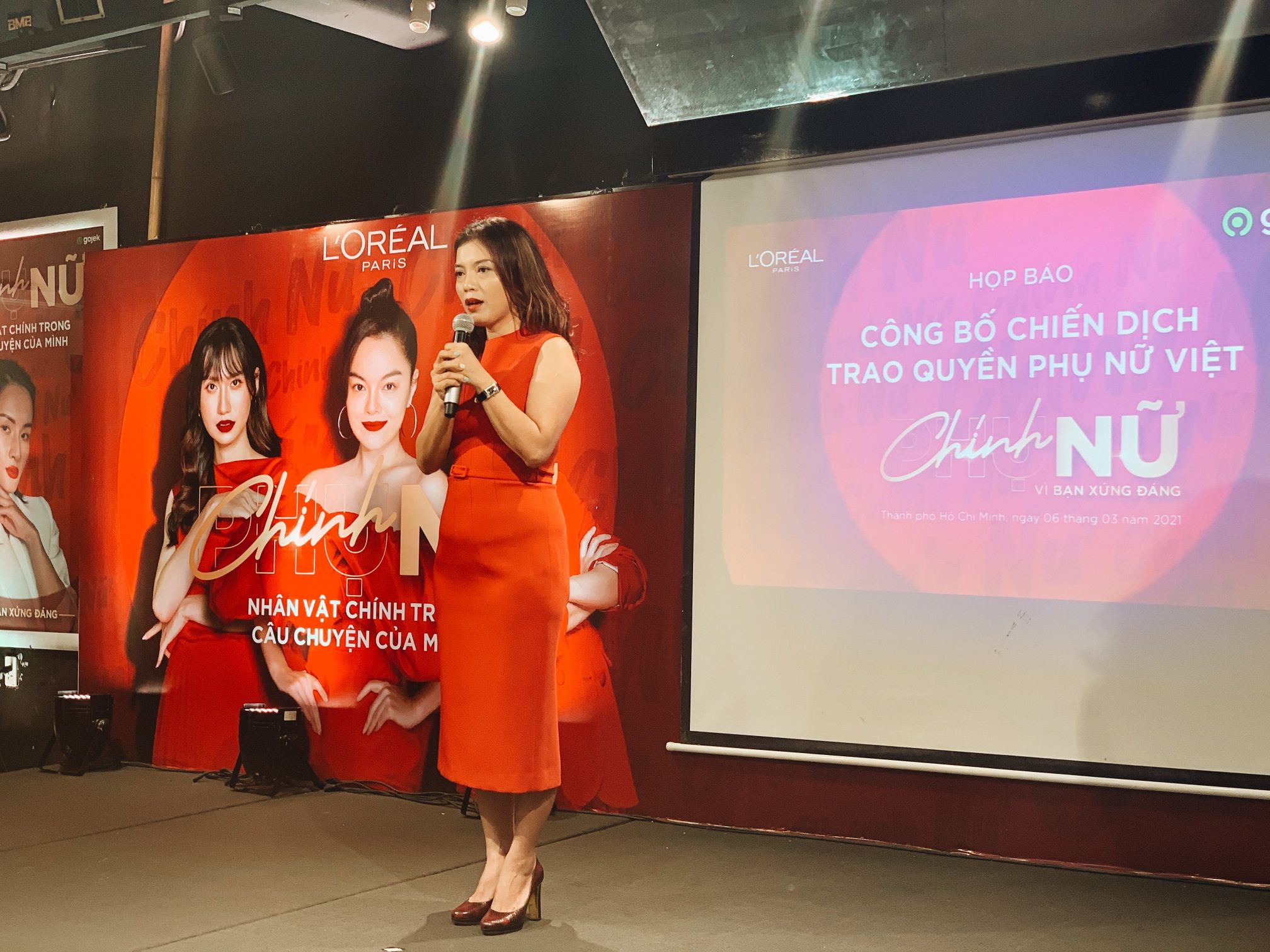Đại diện nhãn hàng LOréal Paris chia sẻ cảm hứng chương trình L’Oréal Paris hợp tác với Gojek hỗ trợ cho các nữ đối tác tài xế