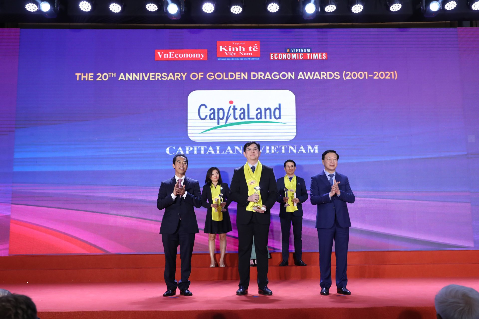 CapitaLand nhận Giải thưởng Rồng Vàng CapitaLand và chặng đường 27 năm hoạt động tại Việt Nam