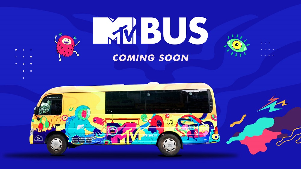 Hình bus MTV Skool Tour sắp đổ bộ đến các trường đại học tại TP.HCM