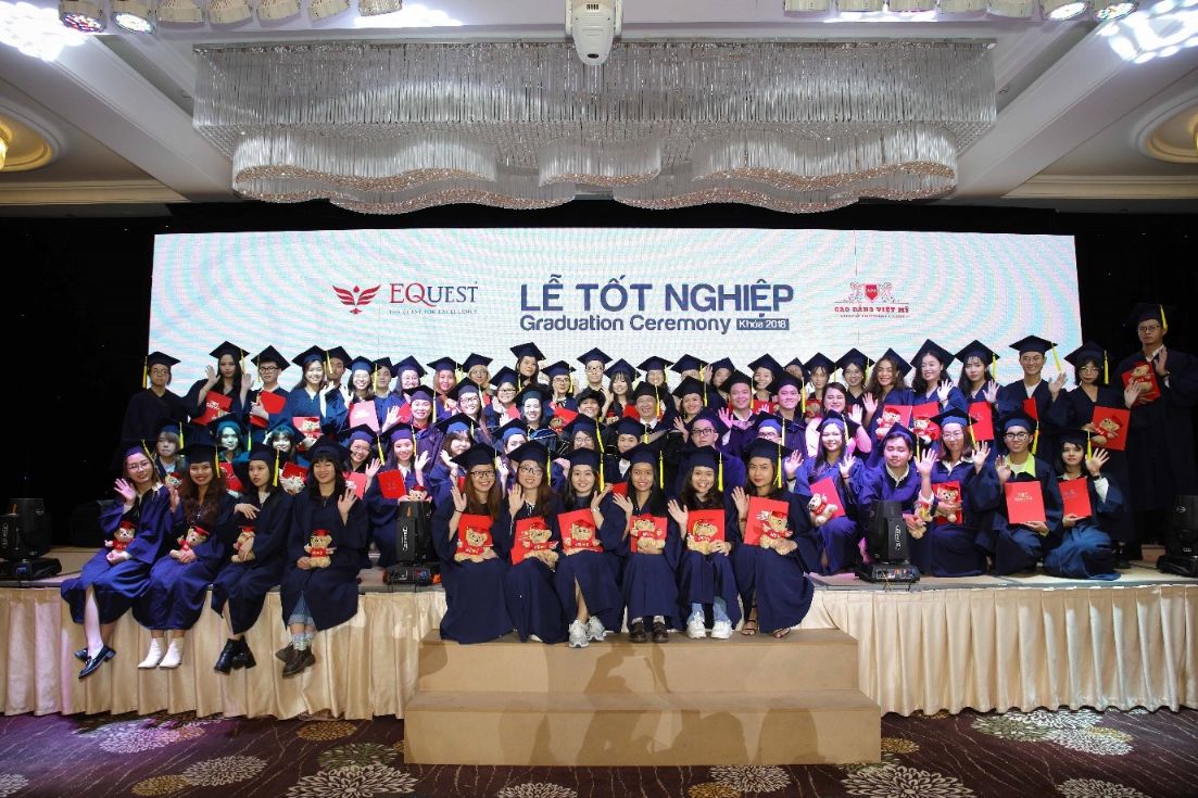 cao dang viet my 16 doanh nghiệp đặt bàn tuyển dụng ngay tại lễ tốt nghiệp Trường Cao đẳng Việt Mỹ