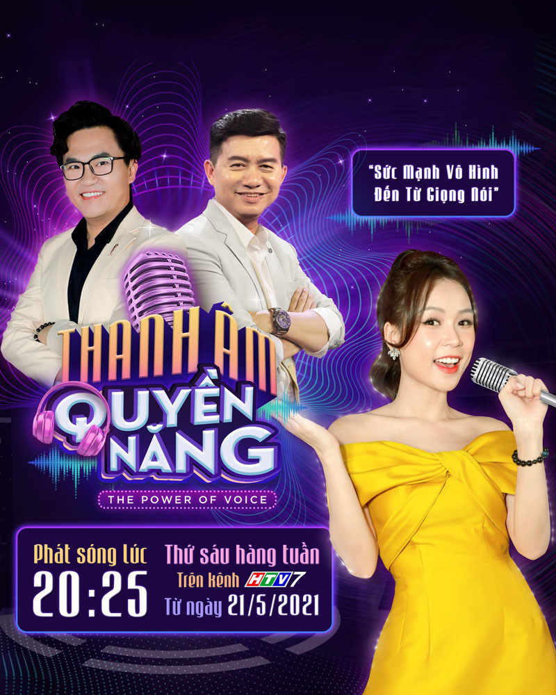 POSTER Thanh Âm Quyền Năng – chương trình truyền hình hiếm hoi khai thác nghề lồng tiếng ở Việt Nam