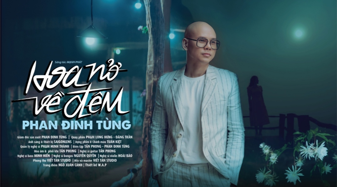 Screenshot 20210703 215555 Phan Đinh Tùng ra mắt MV Hoa nở về đêm: ‘Sang trọng nhưng vẫn giữ được chất gốc của bolero’
