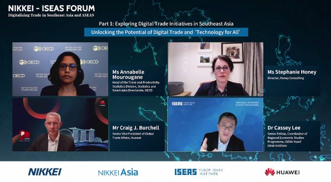 Phiên thảo luận tại Diễn đàn Nikkei ISEAS về thương mại kỹ thuật số ở Đông Nam Á và ASEAN  Diễn đàn Nikkei ISEAS: Các nhà lãnh đạo ASEAN kêu gọi xây dựng hệ sinh thái thương mại kỹ thuật số toàn diện