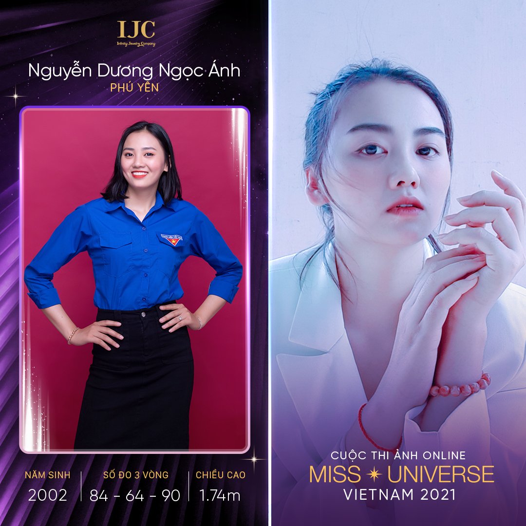 Nguyen Duong Ngoc Anh Phu Yen Dàn thí sinh chất lượng đổ bộ cuộc thi ảnh online Hoa hậu Hoàn vũ Việt Nam 2021