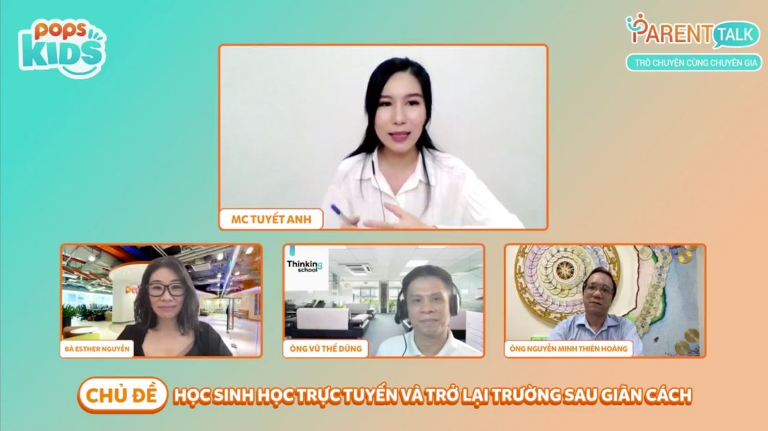 Series Talkshow POPS KIDS PARENT TALK  Đại diện Sở GD&ĐT TP. Hồ Chí Minh: Chủ trương tiêm vắc xin cho trẻ để chuẩn bị trở lại trường