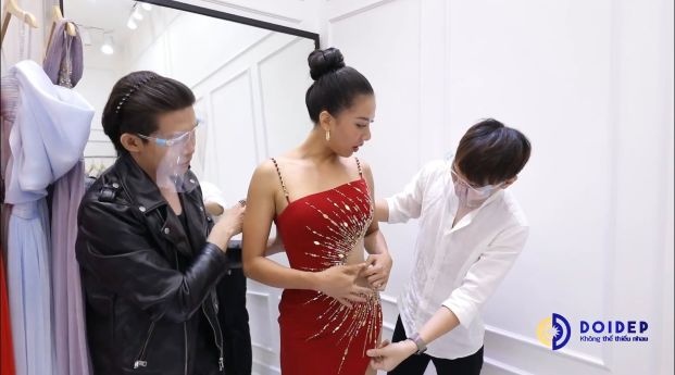 Thử trang phục 1 Hé lộ hình ảnh đầu tiên về những trang phục của Kim Duyên tại Miss Universe 2021