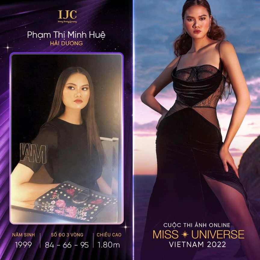 Pham Thi Minh Hue Hai Duong Những thí sinh ấn tượng của cuộc thi ảnh online Hoa hậu Hoàn vũ Việt Nam 2022