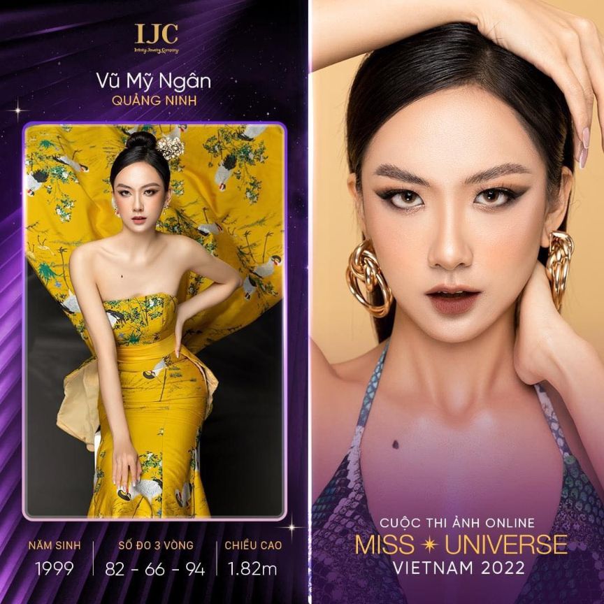 Vu My Ngan Quang Ninh Những thí sinh ấn tượng của cuộc thi ảnh online Hoa hậu Hoàn vũ Việt Nam 2022