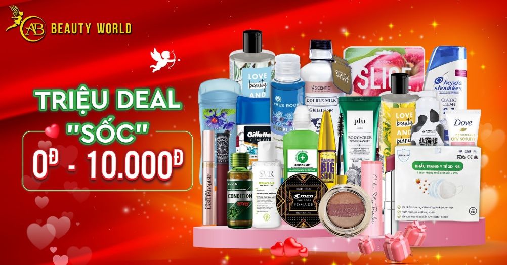 bauty world 2 AB Beauty World khai trương Siêu thị mỹ phẩm   chi nhánh Cộng Hoà: Cơ hội săn quà Valentine giá ưu đãi đến 60%