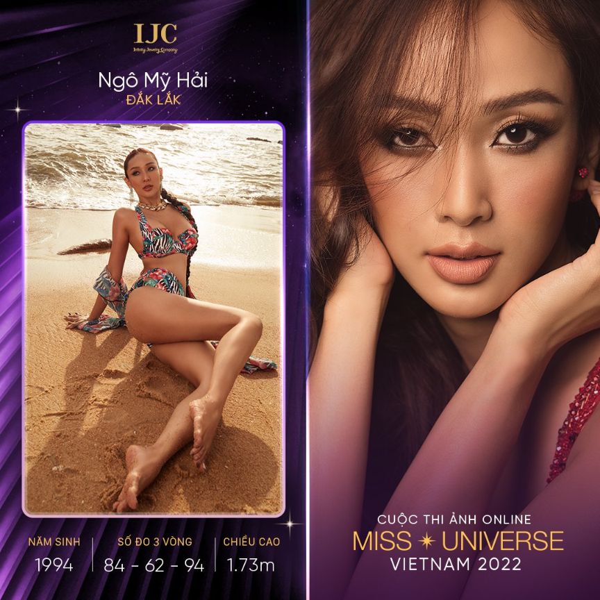 Ngo My Hai Dak Lak Lộ diện những thí sinh ấn tượng tại cuộc thi ảnh online Hoa hậu Hoàn vũ Việt Nam 2022