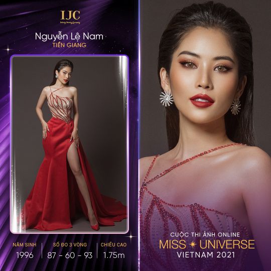 Nguyen Le Nam Tien Giang Nam Anh chiến thắng cuộc thi ảnh online Hoa hậu Hoàn vũ Việt Nam 2022