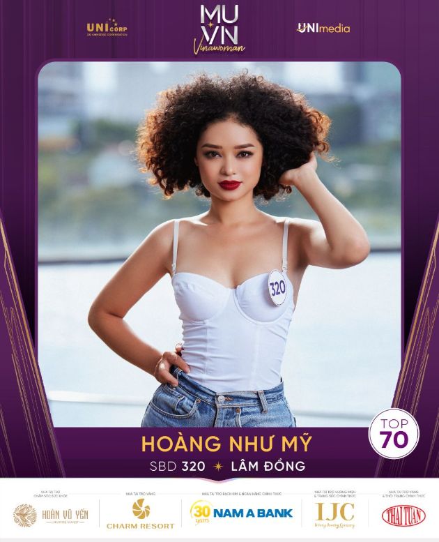 Hoang Nhu My Hé lộ 10 thí sinh đầu tiên vào Top 70 Hoa hậu Hoàn vũ Việt Nam 2022