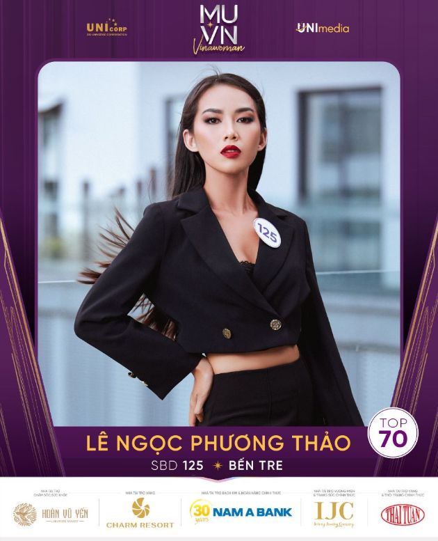 Le Ngoc Phuong Thao Hé lộ 10 thí sinh đầu tiên vào Top 70 Hoa hậu Hoàn vũ Việt Nam 2022