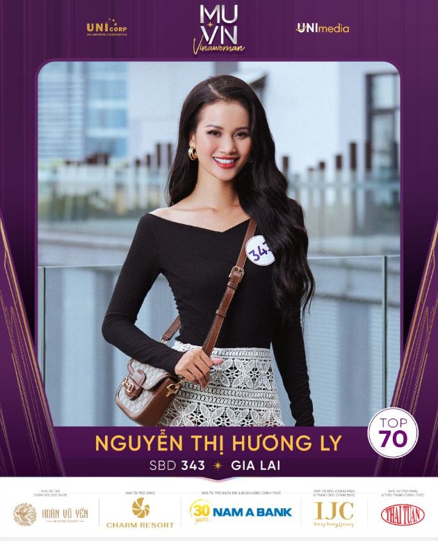 Nguyen Thi Huong Ly Hé lộ 10 thí sinh đầu tiên vào Top 70 Hoa hậu Hoàn vũ Việt Nam 2022