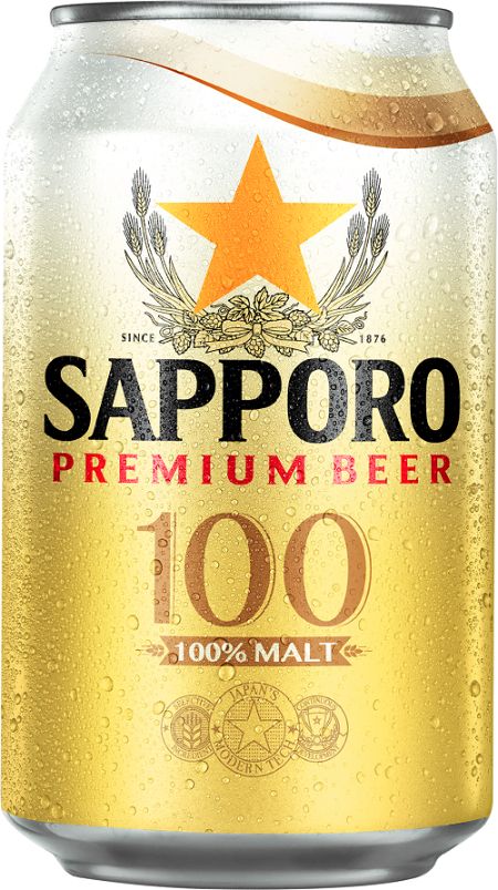 SAPPORO PREMIUM BEER 100 Bia Sapporo Premium 100 chính thức ra mắt với hương vị mới lạ, độc đáo