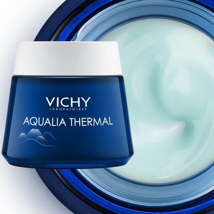 5. Mặt nạ ngủ dưỡng ẩm giúp làm sáng da Vichy Aqualia Thermal Night Spa 2 Hạ nhiệt và phục hồi cho da cùng Top 5 mặt nạ hot nhất mùa hè