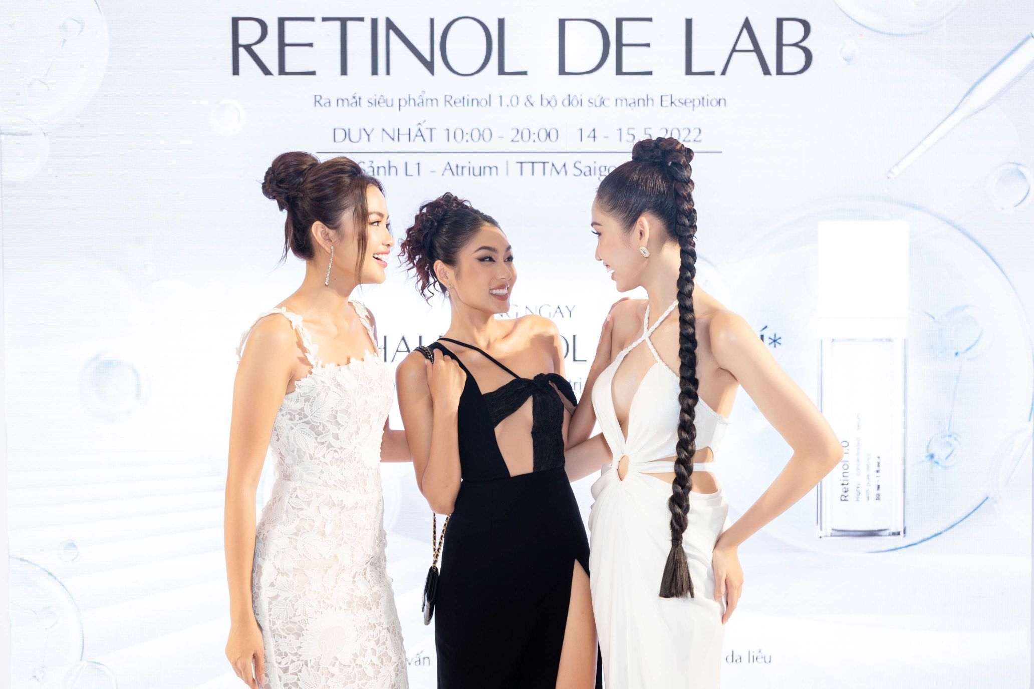 Sự kiện Retinol De Lab 1 Đỗ Nhật Hà, Thảo Nhi Lê, Ngọc Châu hào hứng nghe Đào Bá Lộc chia sẻ bí quyết làm đẹp