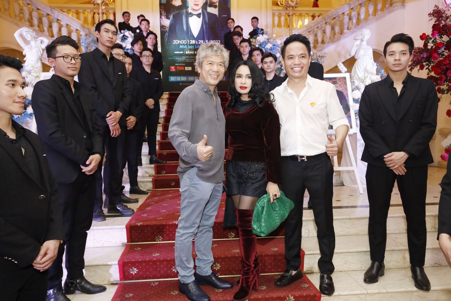 quang ha 1 Diva Thanh Lam và bạn trai bác sĩ đến chúc mừng liveshow Quang Hà