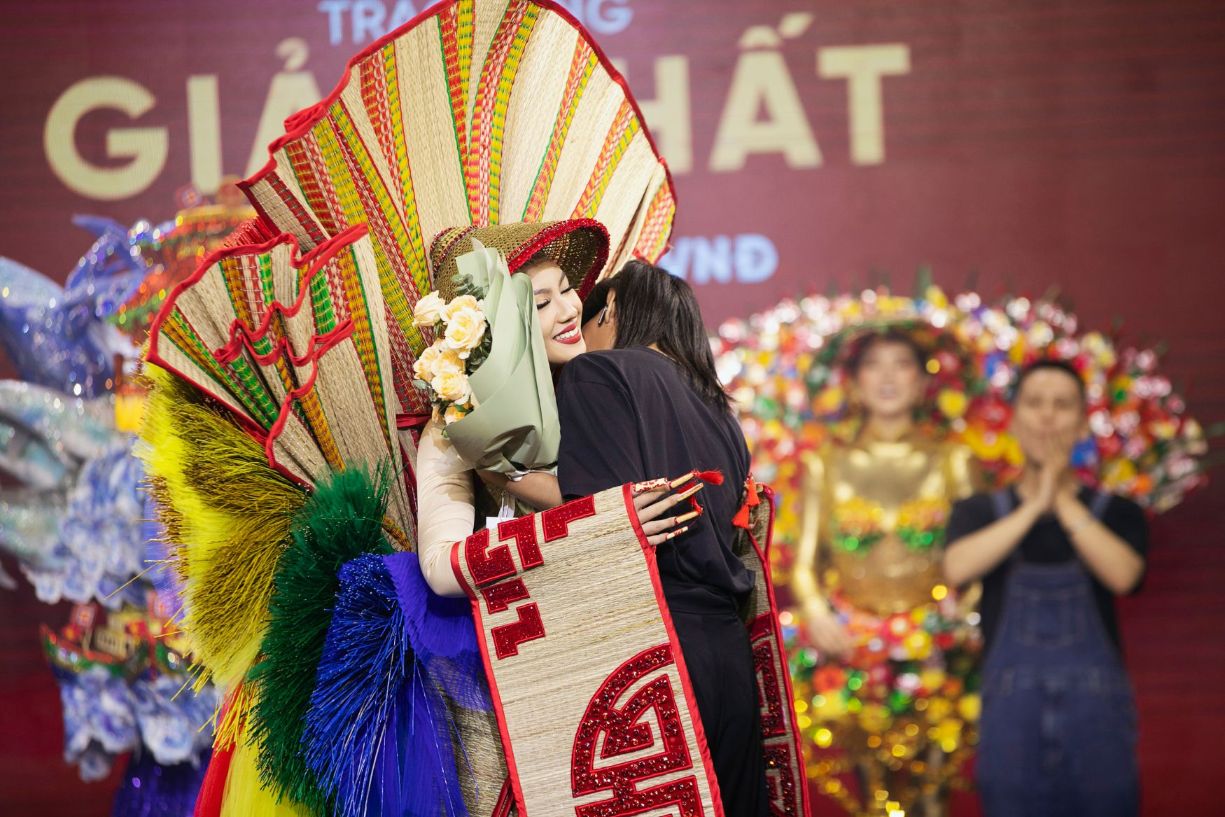 chieu ca mau Chiếu Cà Mau giành Giải Nhất Thiết kế Trang phục Dân tộc Hoa hậu Hoàn vũ Việt Nam 2022