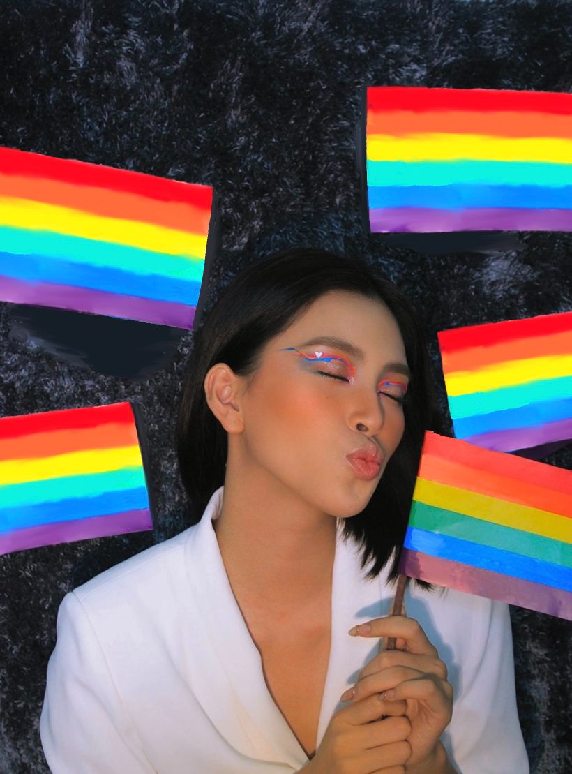 tieu vy 2 Hoa hậu Tiểu Vy trình làng bộ ảnh mới ủng hộ cộng đồng LGBTQ+