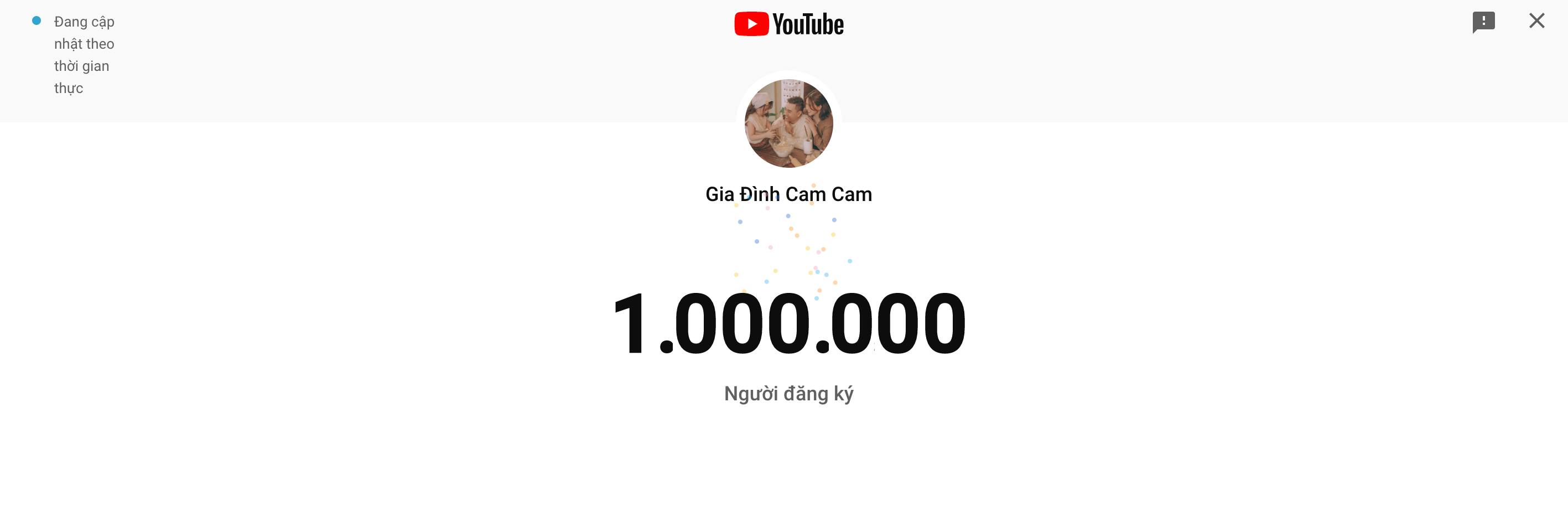 Gia đình Cam Cam 1 Hành trình từ hot face đến hot family tại Việt Nam đầu tiên đạt Nút vàng YouTube 