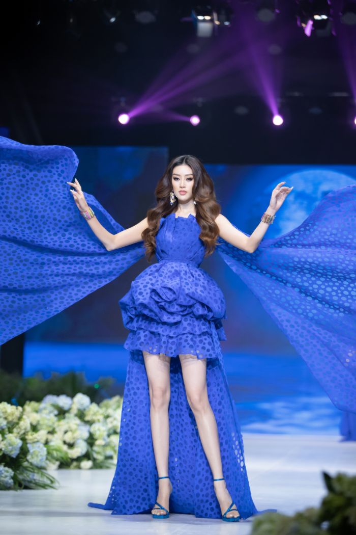 Hoa hau Khanh Van Angel Wish Kids Fashion Show24 Hoa hậu Khánh Vân tái xuất sàn catwalk, tiếp tục đảm nhận vai trò vedette 