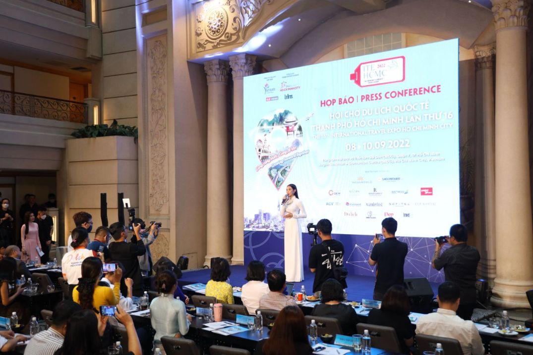 ITE HCMC 2022 3 Hoa hậu Thùy Tiên trở thành Đại sứ truyền thông Hội chợ Du lịch Quốc tế TP.HCM 2022