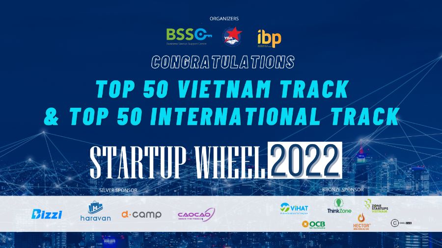 Startup Wheel 2022 1 Công bố top 50 bảng Việt Nam và top 50 bảng Quốc tế Startup Wheel 2022