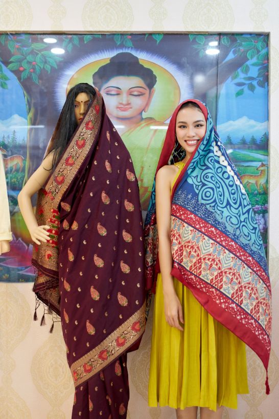 Á hậu Thủy Tiên 2 Á hậu Thủy Tiên hào hứng khám phá và trải nghiệm văn hóa Ấn Độ